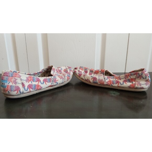 Tom's WWF Rino novelty print flats - Picture 4 of 7